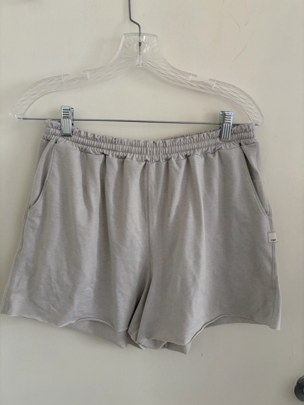 Vuori Women's Light Gray Athletic Shorts